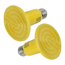 China Infrared Physiotherapy Paint Drying Bulbs Poultry Tungsten Infra Red Ir Metal Halide Halogen Heater Heating Lamp manufacturer