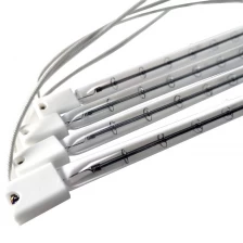 China portable high power 3000w waterproof infrared halogen tube dryer heating lamp manufacturer
