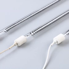 China 1000W Far Infrared Carbon Fiber Quartz Lamp Blowing Bottle Machine Heating Tube Infrared Paint Baking Room Heater Tubes manufacturer