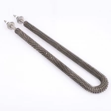 China Customized U-shaped Stainless Steel Dry Fired Fin Heating Tube Paint Baking Room Electric Heater Rod 220V manufacturer