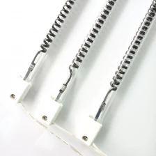 China 1500W 600mm Far Infrared Carbon Fiber Heating Dry Burning Oven Heater Tube Quartz Electric Heating Tube manufacturer