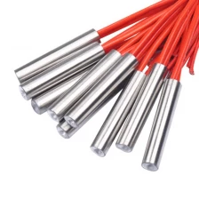 China Single Head Heating Rod Drying Firing Mold Stainless Steel Electric Resistance Cartridge Heating Air Heater manufacturer