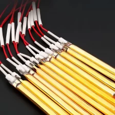 चीन पालतू ब्लोइंग मशीन के लिए 1000W 220V फुल गोल्ड ब्लो बोतल मशीन इन्फ्रारेड लैंप आईआर हीटिंग लैंप उत्पादक