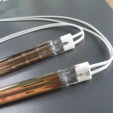 China 1500W 220V Twin Double Head Heating Lamp For Flexible PU Leather Embossing Press Printing Printers Heat Lamps manufacturer
