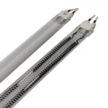 चीन पीईटी ब्लो मोल्डिंग मशीन के लिए 400V 2500W शॉर्ट वेव इलेक्ट्रिक इन्फ्रारेड हीट लैंप क्लियर ट्विन ट्यूब हीट लैंप एयर ड्रायर उत्पादक