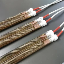China 380V 6000W Half Gold Twin Tube Infrared Heating Lamp for PET Bottle Blow Molding Machine manufacturer