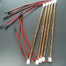 China China Factory Gold Element Infrared 2000W Quartz Heating Tube Halogen Heating Lamp manufacturer