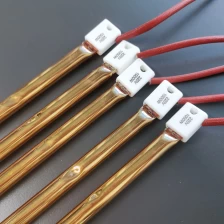 China Infrared Linear Halogen Heat Lamp Quartz Tube Heater Replacement Emitter Halogen Heat Lamp 2000W for Glass Industry manufacturer