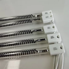 China 500W 430mm 220V Halogen Heating Lamp for PET Blowing Machine Carbon Fiber Infrared Sauna Heater Panel manufacturer
