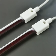China Quartz Infrared Heating Lamp Waterproof for Green 1000W Ruby Infrared Halogen Lamps manufacturer