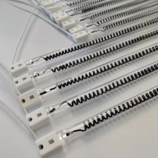 China 1000w 1200mm 220v Electric Far Infrared Quartz Lamp Heating Element Carbon Fiber Heater for Sauna manufacturer