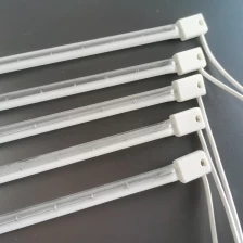 China 230V 2000W 920mm Manufacturer Half White Coated SK15 Short Wave Quartz Halogen Infrared Heater Emitter Heating Drying Lamp manufacturer