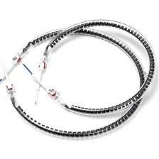 China Oven Air Fryer Light Wave Stove Circular Halogen Tube Heating Tube Popcorn Accessory O-shaped Electric Heating Tube manufacturer