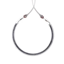 China Manufacturer Circle Carbon Fiber Heating Tubes Air Fryer Heater Tube Electric Micro Heating Element manufacturer