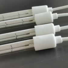 China 230V 1500W Electric Quartz Element Drying Equipment Industrial Paint Ink Drying Application Glass Heater Halogen Lamp Tube manufacturer