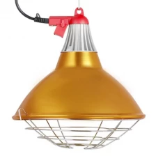 China Heating Lamp Reflector for Chicks Pig Breeding Pet Animals Heating Lampshade Infrared Chicken Light Infrared Heating Lamp manufacturer