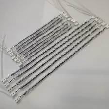 China 240V 800W 1000W 1500W 2000W Industrial Electric Transparent Carbon Fiber Heating Tube Quartz Infrared Heater Element manufacturer
