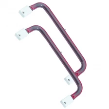 China Carbon Fiber Heating Tube Ruby-colored Halogen U-shaped Electric Heat Tube for Baking Oven manufacturer