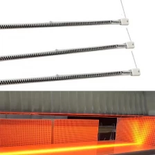 porcelana Lámpara de calefacción de tubo de calefacción de fibra de carbono de mayor venta de fibra de fibra de carbono para la impresión de pantalla fabricante