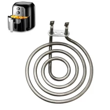 porcelana Suministro de aire Freidora Tubo de calor de alurel Electric de la placa de calefacción de la bobina en forma de arma seca Tubo de calefacción eléctrica 1200W fabricante