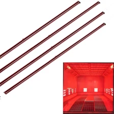 China Ruby Heating Tube Bathroom Heater Infrared Light Wave Heating Tube Carbon Fiber Ruby Quartz Heat Lamp manufacturer