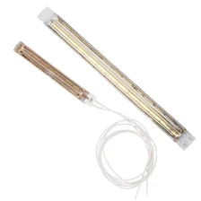 China 5kw Twin Tubes Infrared Halogen Light Electric Heater Lamp Golden Quartz Glass Car Spray Booth Painting Baking Heat Paint Drying manufacturer