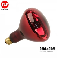 中国 爬行动物红外玻璃加热灯泡 275W 红色发射器，适用于爬行动物和两栖动物晒太阳聚光灯，IP44 等级 制造商