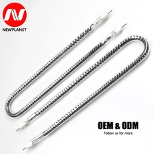 الصين مصباح تسخين بالأشعة تحت الحمراء من ألياف الكربون هالوجين كوارتز على شكل حرف U لمحمصات الفرن الصانع