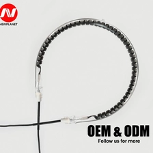 China Energy Saving Carbon Fiber Heating Element Infrared Heating Quartz Halogen Lamp manufacturer