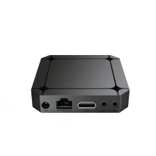 Çin Akıllı TV Kutusu Android 14 Rockchip RK3518 Dört Çekirdek Mali450 Google TV OS 4K Ultra HD WiFi 6 üretici firma