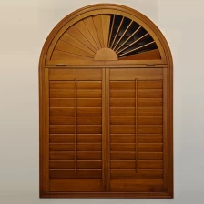 China wooden shutter,China window shutter supplier,Special-shaped window shutter manufacturer
