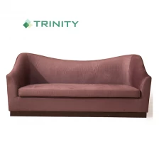 China Best Sell 5 Star Hotel Standard Made Three Seat Fabric Lounge Sofa manufacturer