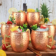 China China Stainless Steel Barware Copper Moscow Mule Mug Manufacturer manufacturer