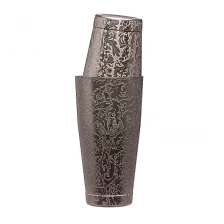 Chine Home Bar Stainless Steel Cocktail Shaker Metal Martini Shaker Etching - COPY - qdblpo fabricant
