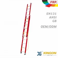 China XG-127D2  - Heavy Duty Fiberglass D-Rung Extension Ladder ANSI manufacturer