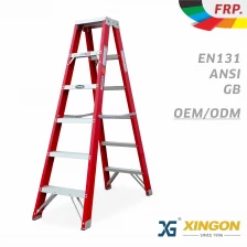China XG-107A  Heavy Duty Fiberglass Twin Step Ladder EN131/ANSI manufacturer