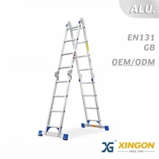 China XG-115A  heavy duty multi purpose folding step ladder aluminum EN131 manufacturer