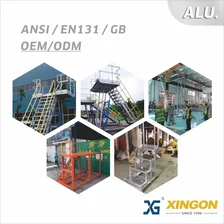 Chine XG-151D Échelle à plate-forme en aluminium (style personnalisé) fabricant