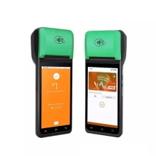Китай POS-T2 5,5-дюймовый 3 ГБ ОЗУ отпечатков пальцев NFC мобильный pos платежный терминал Wi-Fi BT сенсорный экран Android портативный POS Терминал с принтером производителя