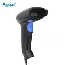 China Visible Laser 650nm Continuous Scanning USB 200MM/S Scan 1D Laser  Barcode Scanner manufacturer