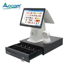 Cina (POS-G156)I3 I5 processor 15.6inch windows10 pos android terminal cash machine 80mm pos printer cash register - COPY - khlrtr produttore