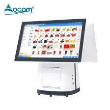 China Windows Android System 15.1/15.6 inches touch screen POS Machine with printer msr scanner manufacturer