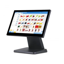China (POS-1516) 15.6-inch Windows/Android Touch Screen POS Terminal with Aluminium Alloy Base manufacturer