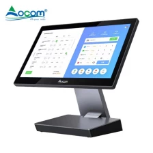 China POS-1561 OCOM Retail Solution 15,6-Zoll-Aluminium-Touchscreen-Registrierkasse, ultradünnes Android-Windows-Kassensystem Hersteller