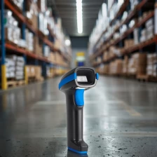 porcelana Lector de escáner de código de código de mano 1D láser USB 2D OCOM Escáner de código de barras inalámbrica cableada para sistemas POS fabricante