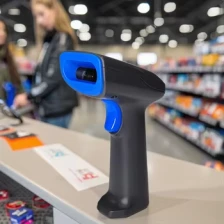 porcelana Código de mano USB Código QR Escáner Conexión Wired 1D 2D para la venta fabricante