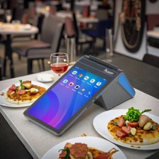 中国 POS-T8 8英寸手持机Android 13 POS 终端 3GB/16GB 超市热敏标签收据打印机 (58/80mm) 制造商