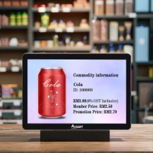 Cina OCPC-002-A OCOM Nuovo arrivo 10,1 pollici Pagamento POS Scanner di codici a barre con monitor touch screen per il controllo dei prezzi del negozio al dettaglio produttore