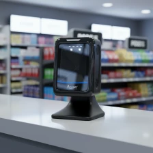 Cina OCBS-T288 OCOM Scanner di codici a barre con piattaforma di scansione cablata USB omnidirezionale desktop per supermercato 1D 2D QR produttore