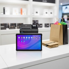 Chine PDV-T1101 OCOM POS Android tout-en-un avec imprimante thermique de reçus et d'étiquettes intégrée de 80/58 mm, 4G LTE, scanner fabricant